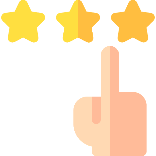 Rating click rating review icon Rating click rating review icon