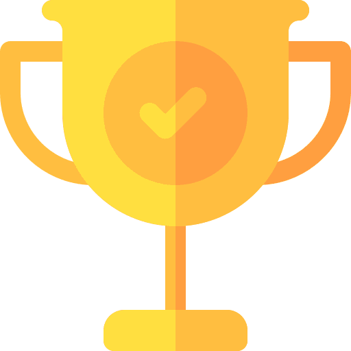 Trophy approve files and folders tick icon Trophy approve files and folders tick icon