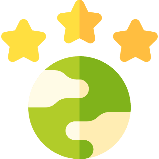 Review stars world review icon Review stars world review icon