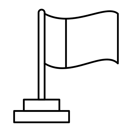 Flag mission country symbol icon