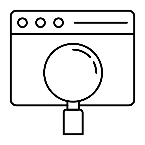 Web browser web browser website search bar icon