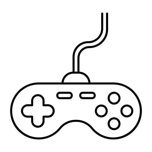 Joystick gamepad game technology icon
