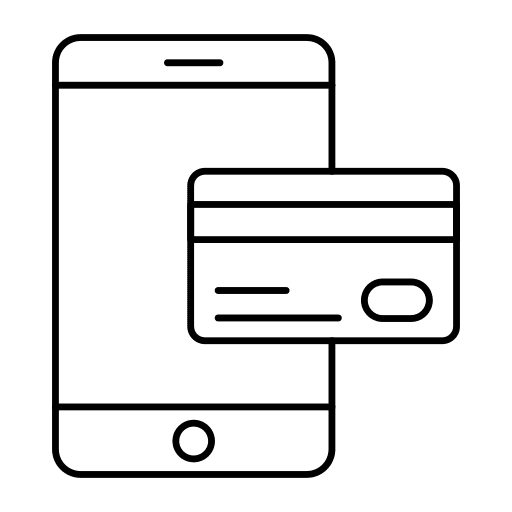 Mobile phone transaction mobile payment method icon