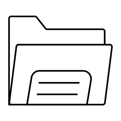Folder data storage storage files and folders icon