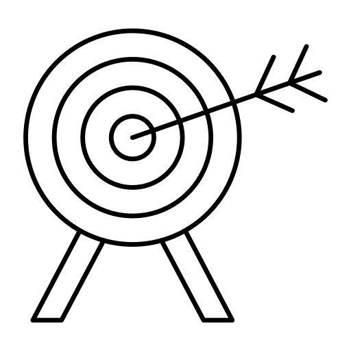 Target goal target arrow icon