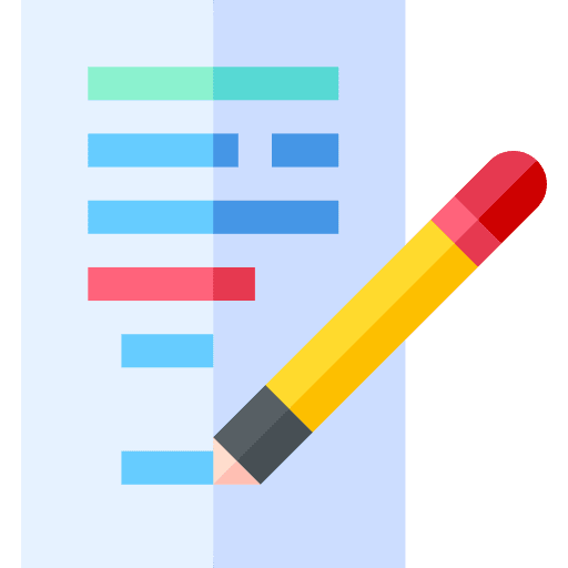 Document inscription documentation agreement icon