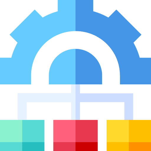 Process organization settings gear icon
