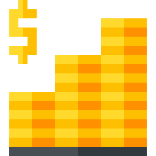 Revenue statistics profit stats icon Revenue statistics profit stats icon