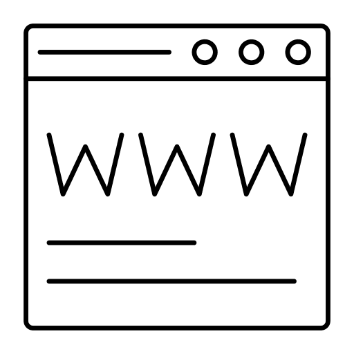 Web browser web www icon