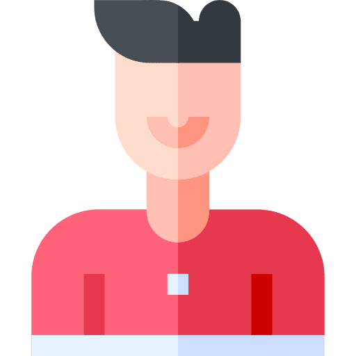 Employee profession man user icon Employee profession man user icon