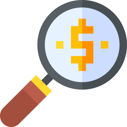 Search loupe dollar search icon Search loupe dollar search icon