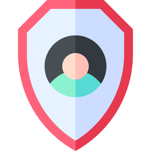 Shield account security personal icon Shield account security personal icon
