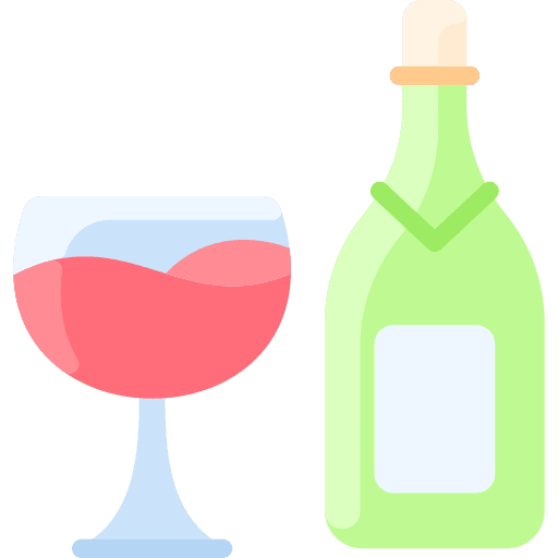 Champagne alcohol celebration food and restaurant icon Champagne alcohol celebration food and restaurant icon