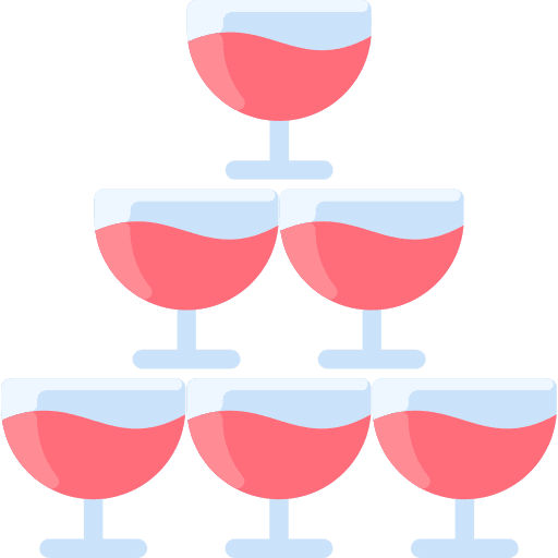 Champagne party glass toast icon Champagne party glass toast icon