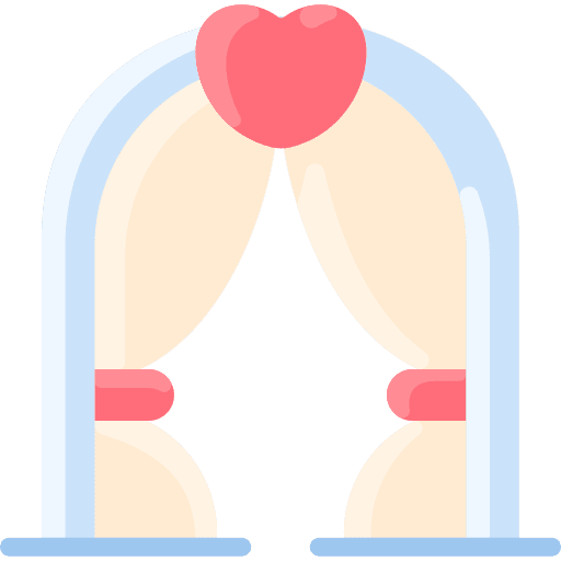 Wedding arch love love and romance wedding arch icon Wedding arch love love and romance wedding arch icon