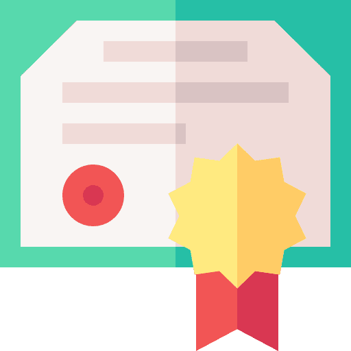 Certification badge certificate contract icon Certification badge certificate contract icon