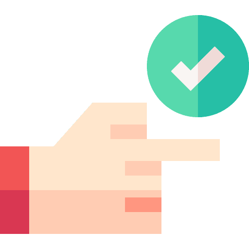 Check check decision making right icon Check check decision making right icon