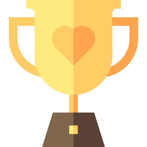 Trophy award sports and competition cup icon Trophy award sports and competition cup icon
