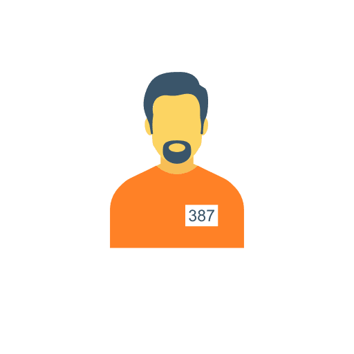 Convict convict avatar prisioner icon