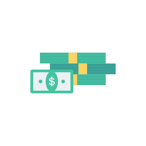 Money business and finance cash money icon