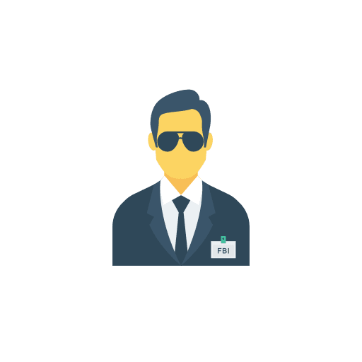 Security guard professions and jobs security man icon