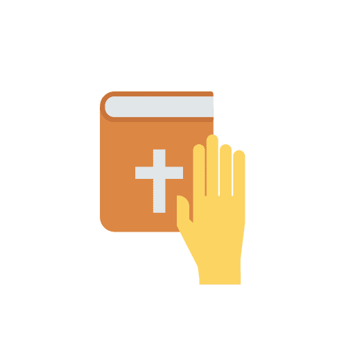 Swear hand swear bible icon