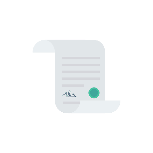 Agreement agreement license contract icon