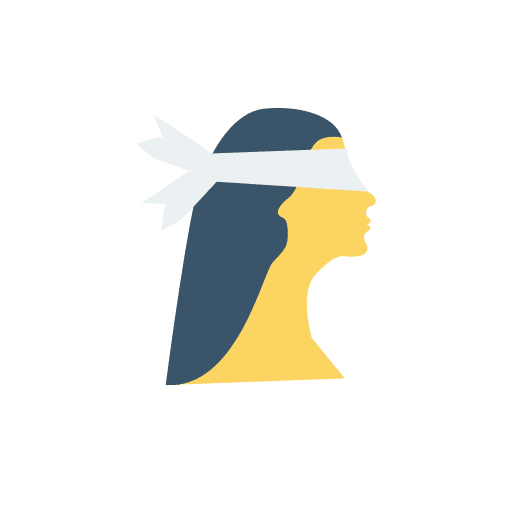 Avatar balance security blind icon