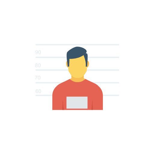 Avatar criminal man people icon