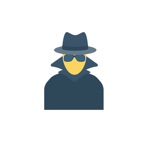 Criminal thief man avatar icon