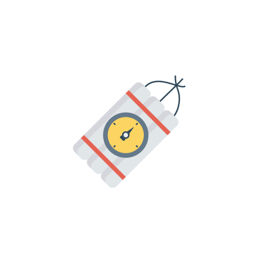 Dynamite dynamite timer explosive icon