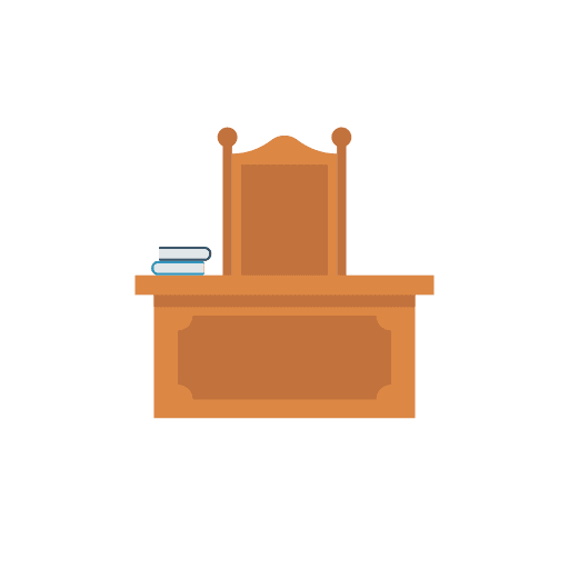 Judge law judge chair icon