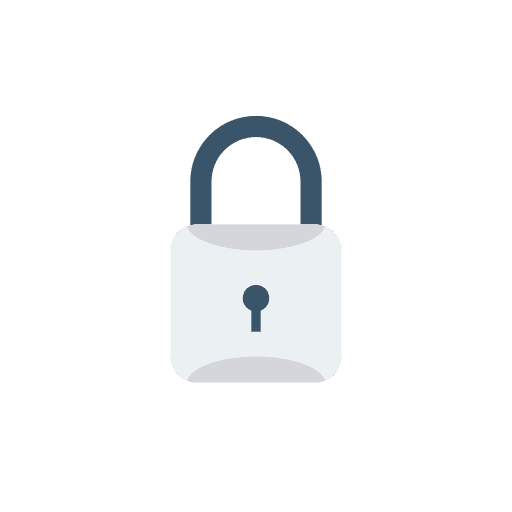 Lock lock closed padlock icon