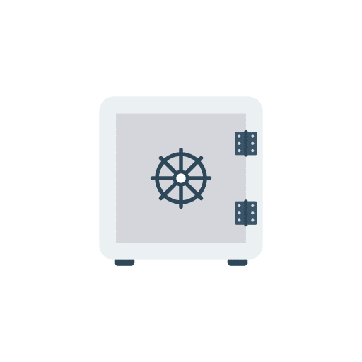 Locker safe box locker icon