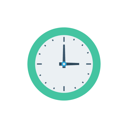 Clock time watch wall clock icon