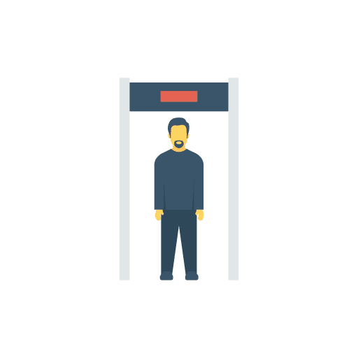 Security security people checking icon