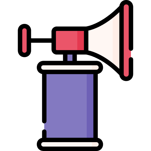 Air horn sound support party icon Air horn sound support party icon