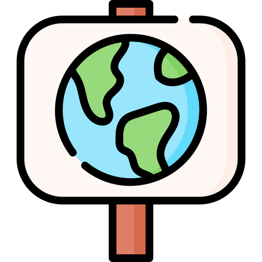 Earth earth day campaign planet icon Earth earth day campaign planet icon
