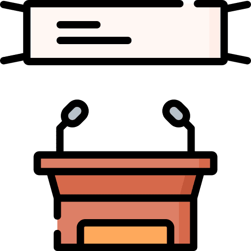 Podium speech podium lectern icon Podium speech podium lectern icon