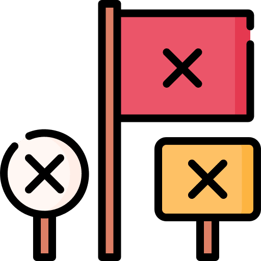 Protest forbidden sign signaling protest icon Protest forbidden sign signaling protest icon