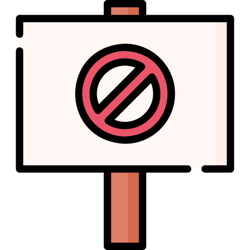 Sign signal signaling sign icon