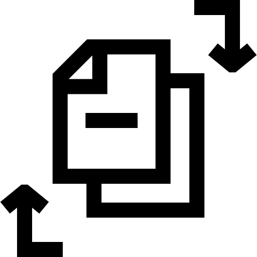 Change change circular arrow files and folders icon