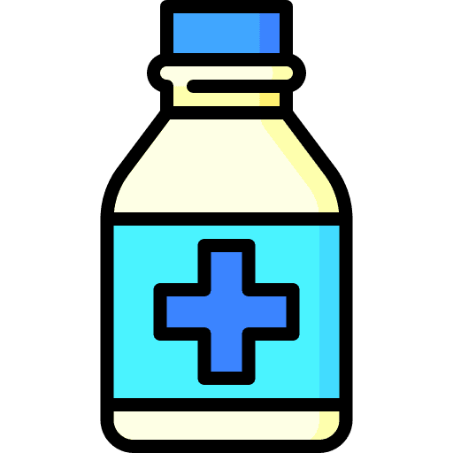 Alcohol bottles ethyl healthcare icon
