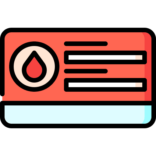 Blood donor card blood donor card healthcare blood donation icon Blood donor card blood donor card healthcare blood donation icon