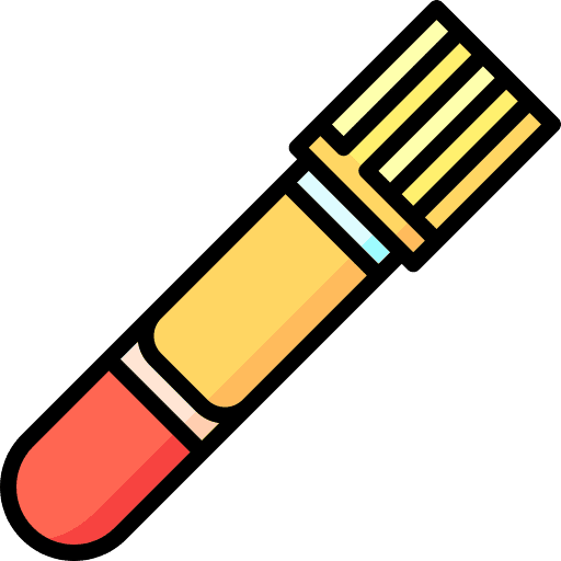 Blood tube separation test tube healthcare and medical icon