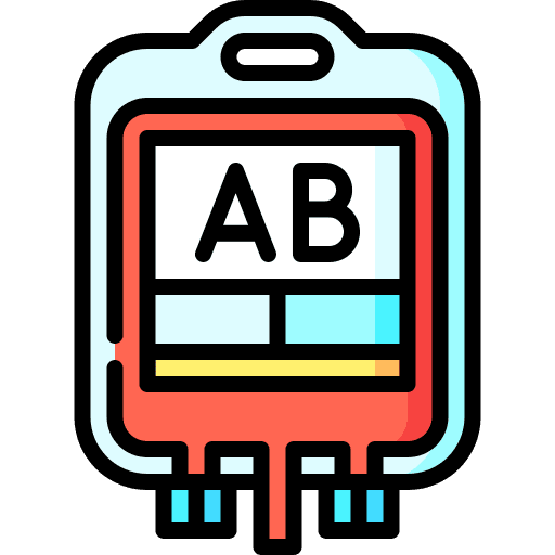 Blood type ab blood type ab health care icon
