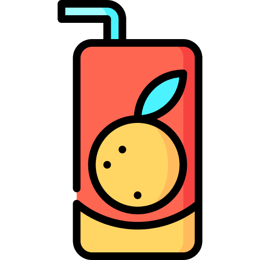 Juice box straw food and restaurant beverage icon Juice box straw food and restaurant beverage icon