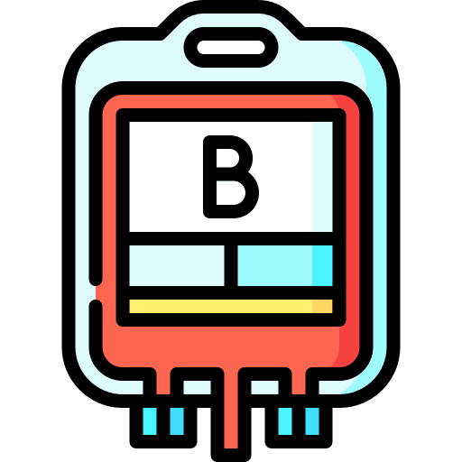 Blood type b blood medical instrument transfusion icon Blood type b blood medical instrument transfusion icon