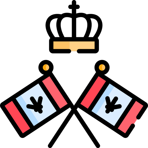 Canada flag victoria day celebration icon