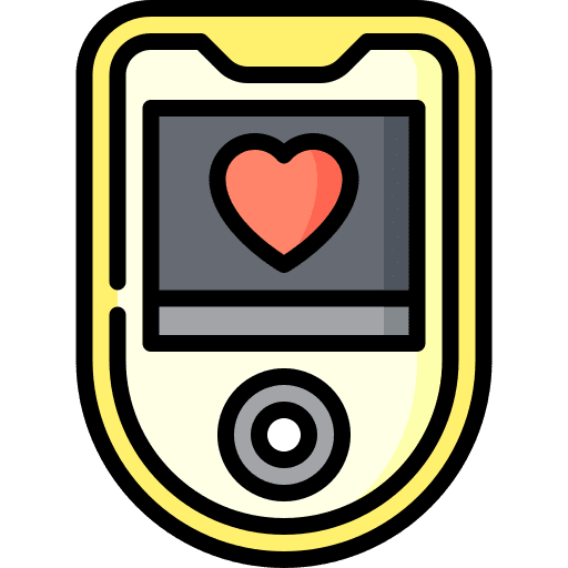 Pulse oximeter heart pulse oximeter meter icon Pulse oximeter heart pulse oximeter meter icon